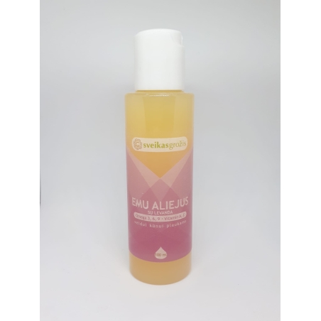 Emu aliejus su levandomis (100 ml)